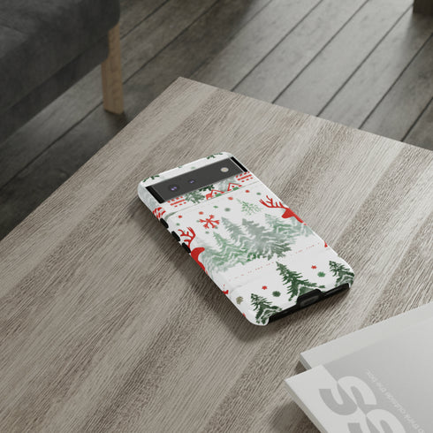 Nordic Christmas Print - Impact Resistant Phone Case